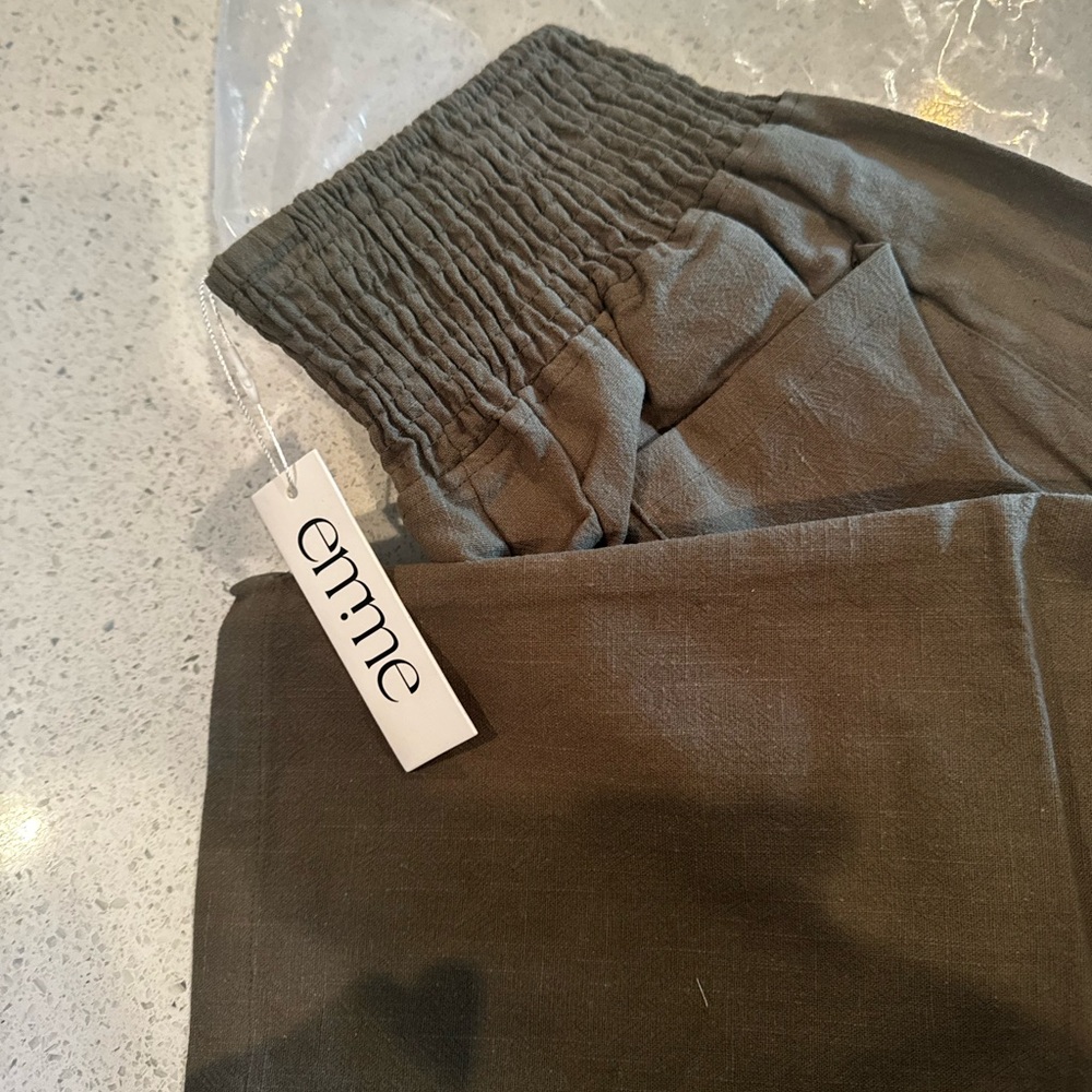 Emme Women's Olive maternity Pants